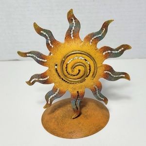 Celestial Sun Tealight Candleholder NWOT